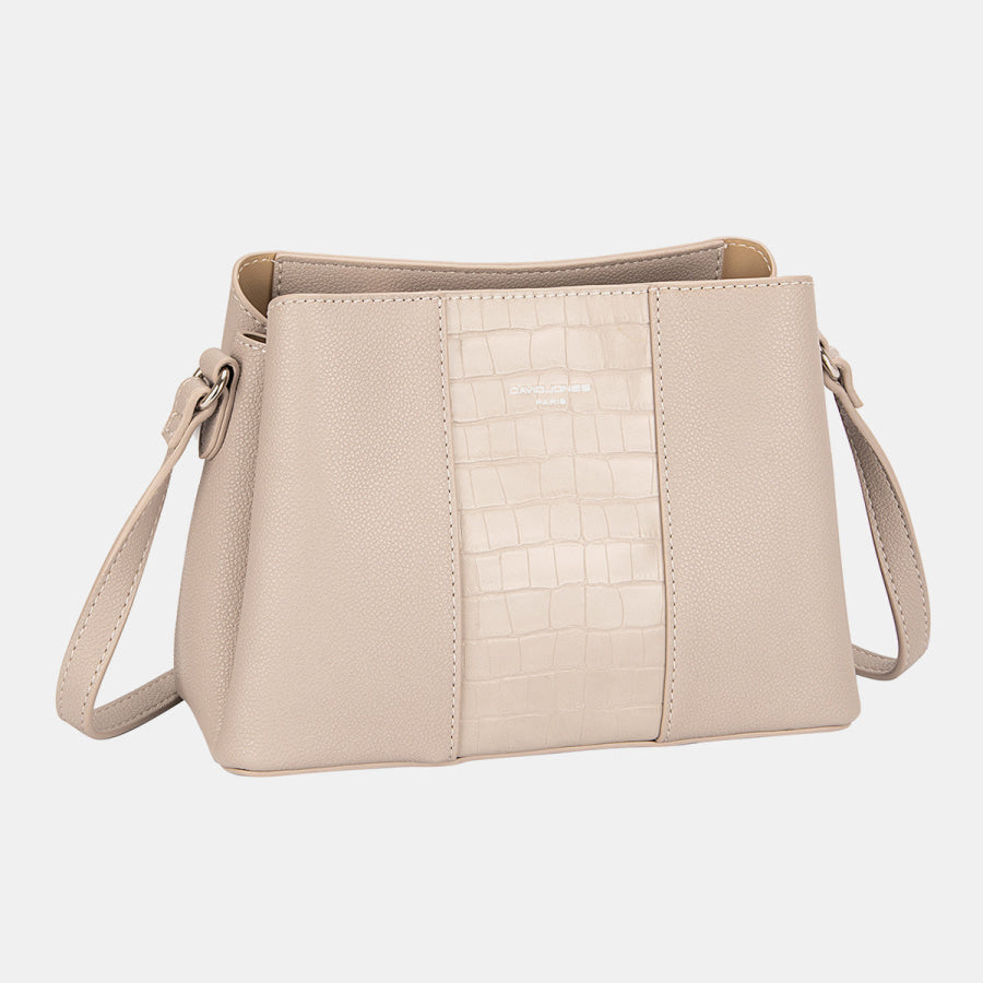 David Jones PU Leather Crossbody Bag Apparel and Accessories