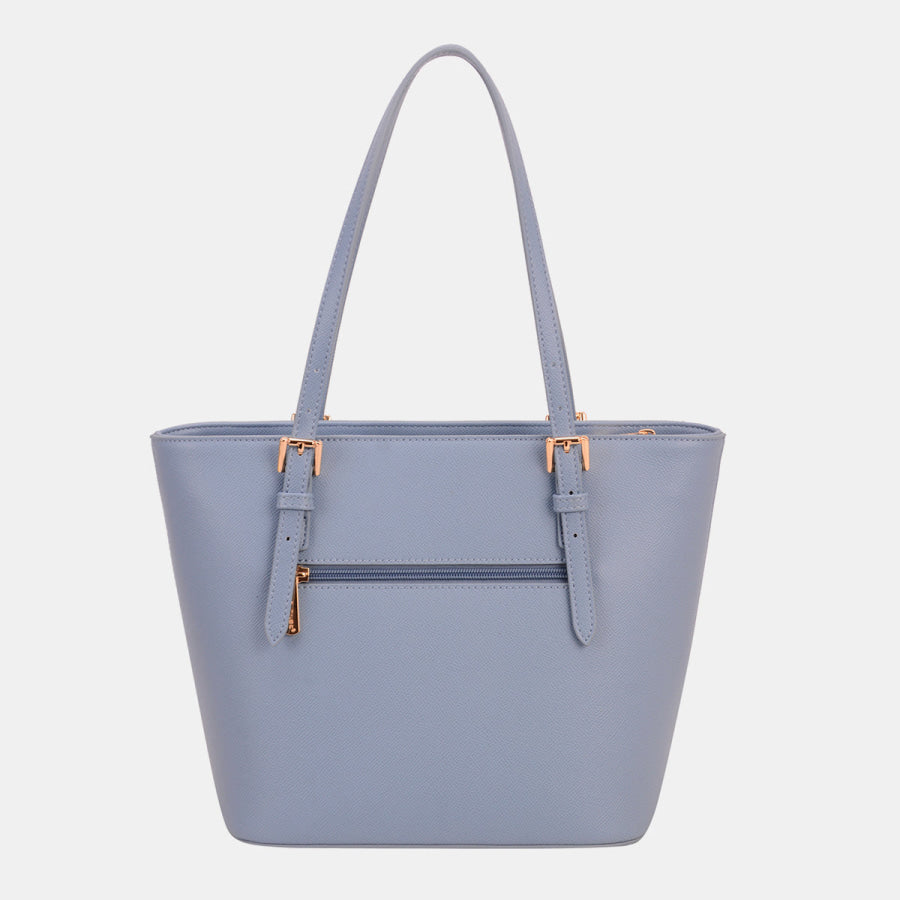 David Jones PU Leather Tote Bag Apparel and Accessories