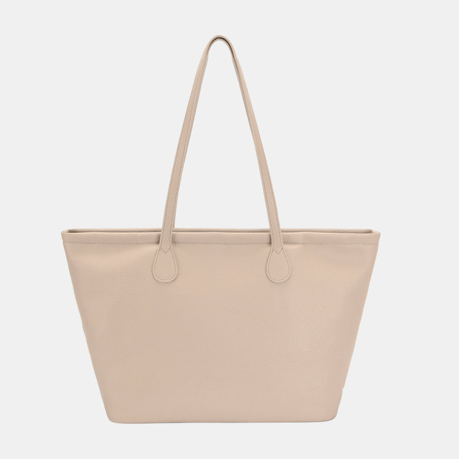 David Jones PU Leather Tote Bag Apparel and Accessories