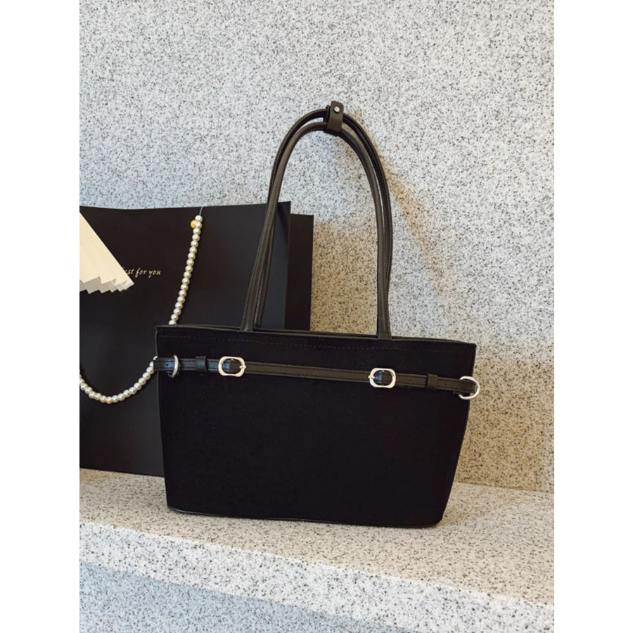 Decorative Buckle Shoulder Bag Apparel and Accessories