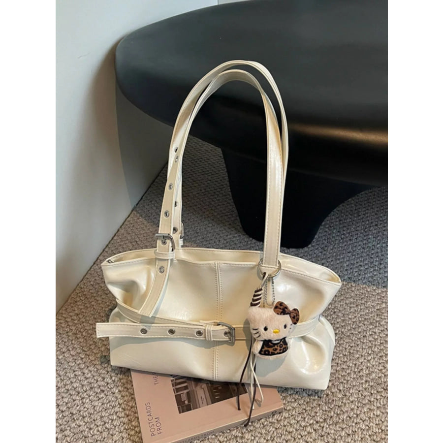 Decorative Buckle Shoulder Bag Apparel and Accessories