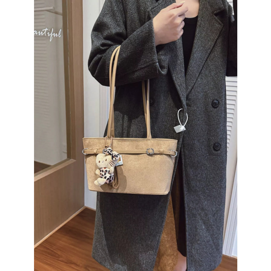 Decorative Buckle Shoulder Bag Apparel and Accessories