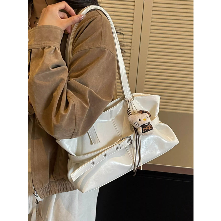 Decorative Buckle Shoulder Bag Apparel and Accessories