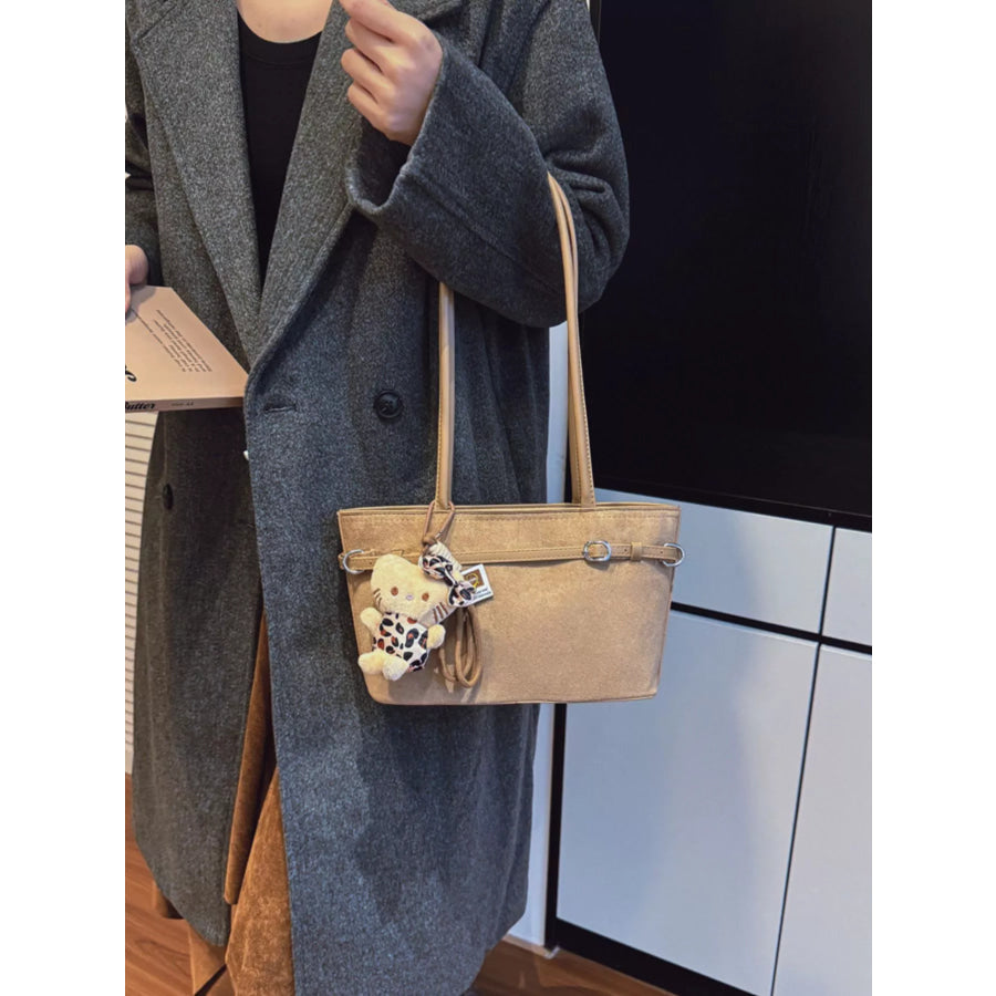 Decorative Buckle Shoulder Bag Apparel and Accessories