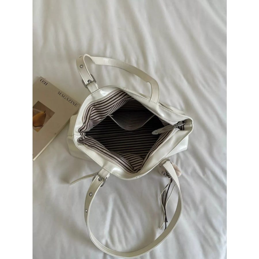 Decorative Buckle Shoulder Bag Apparel and Accessories