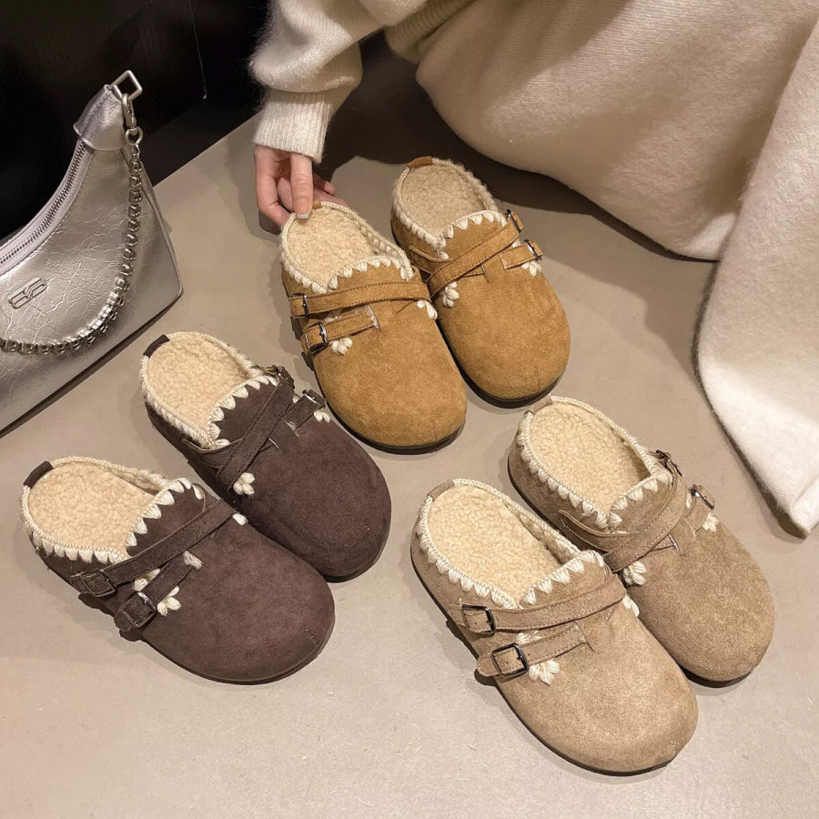 Decorative Buckle Slip-Ons Apparel and Accessories