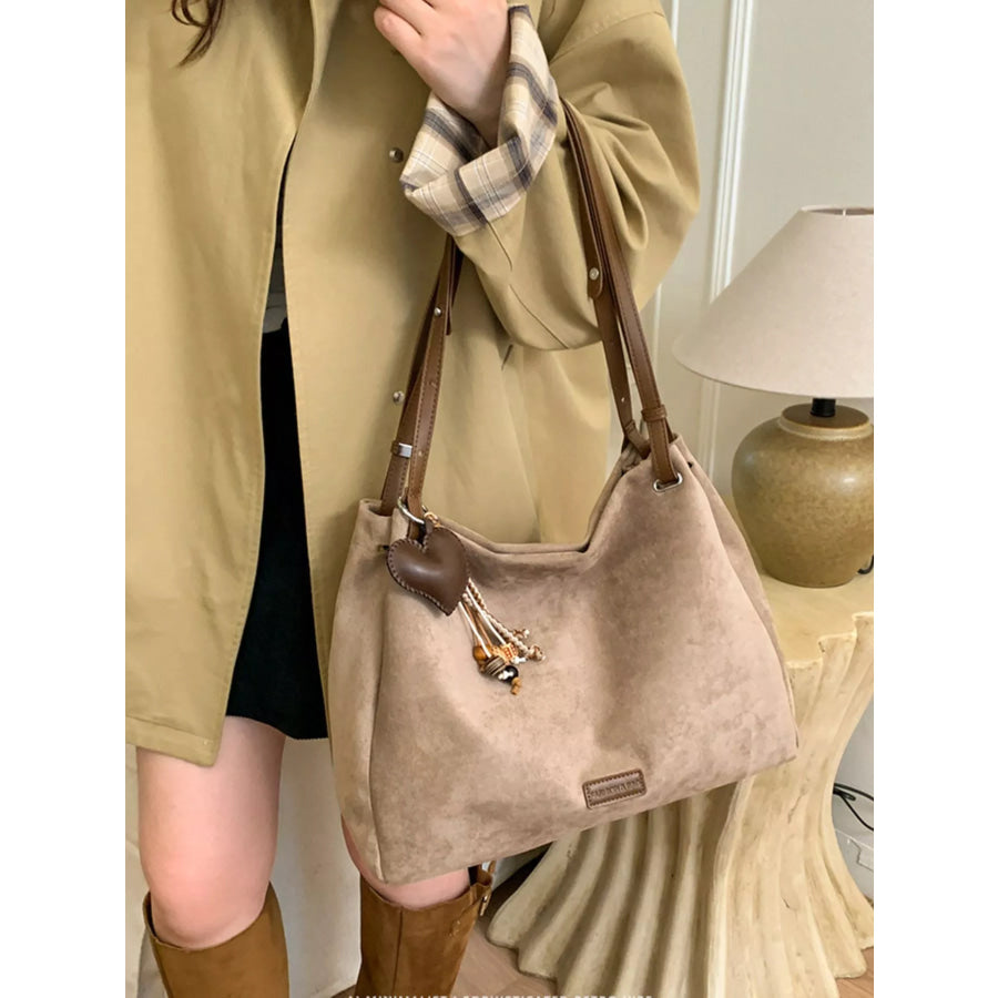 Decorative Tassel Charm Shoulder Bag Apparel and Accessories