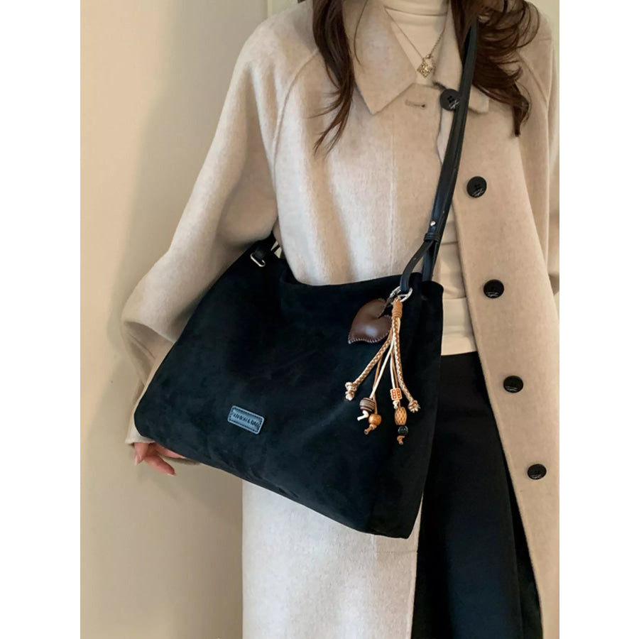 Decorative Tassel Charm Shoulder Bag Apparel and Accessories