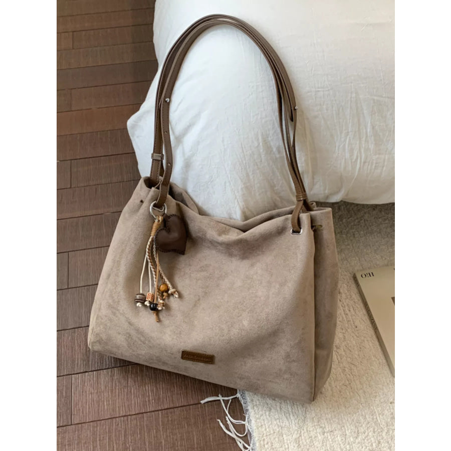 Decorative Tassel Charm Shoulder Bag Apparel and Accessories
