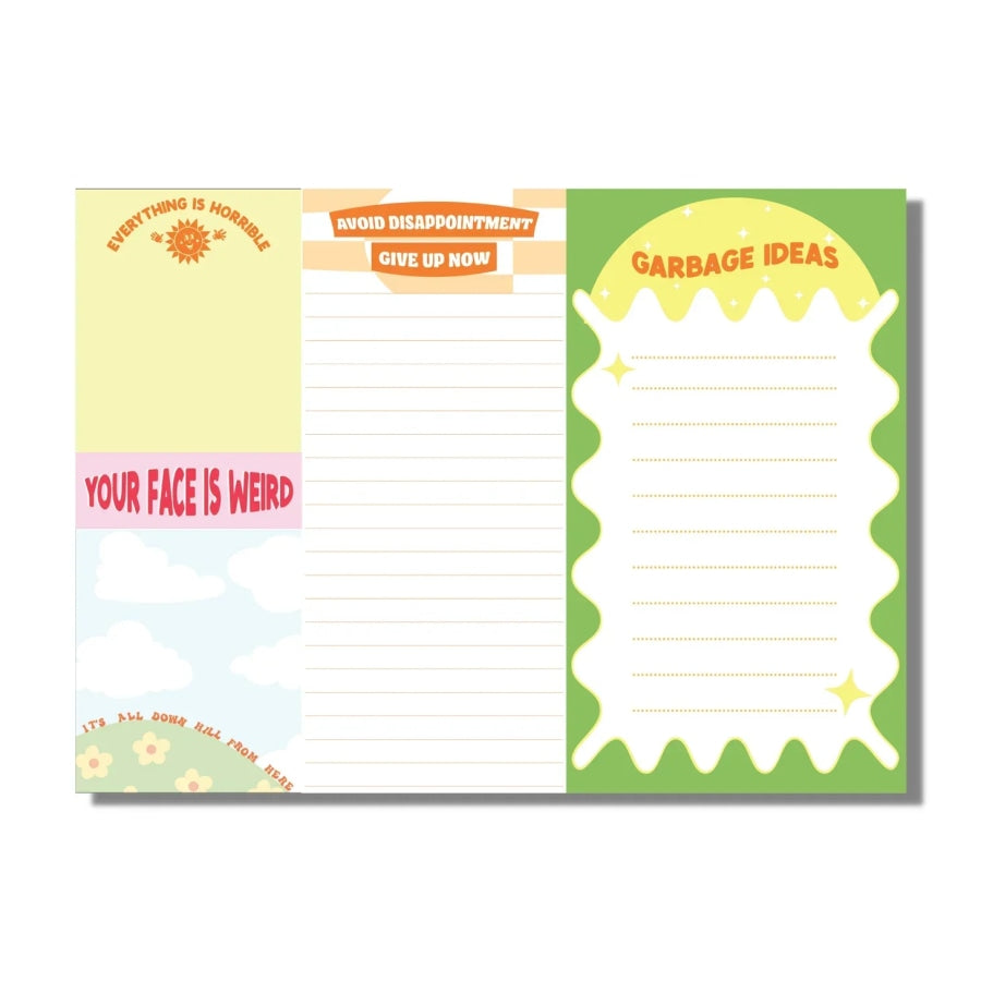 Demotivational Notepad Set Notepad