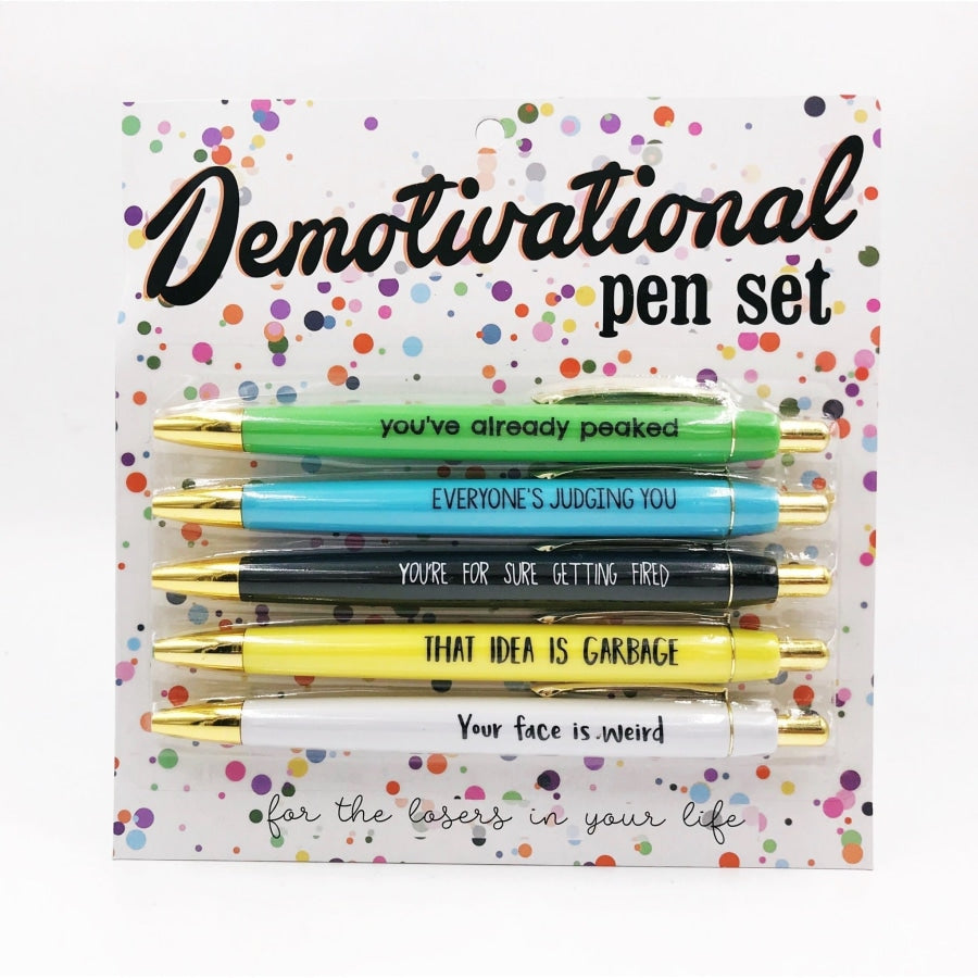 DeMotivational Pen Set Pen