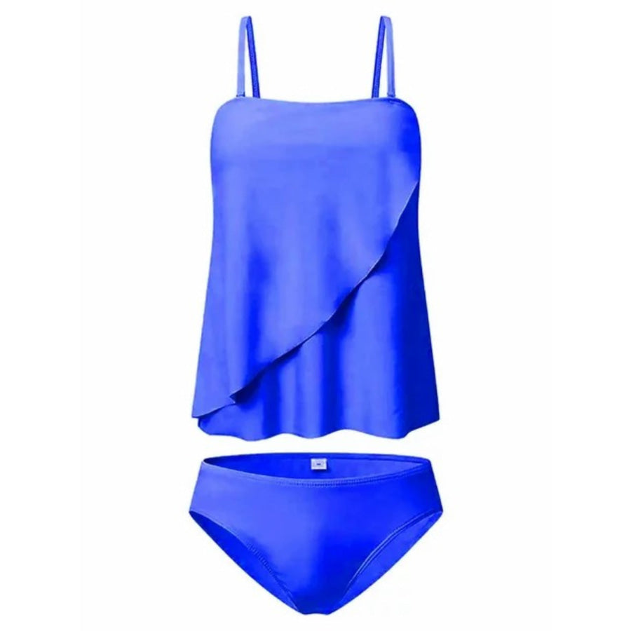 Detachable Strap Top and Brief Swim Set Apparel Accessories