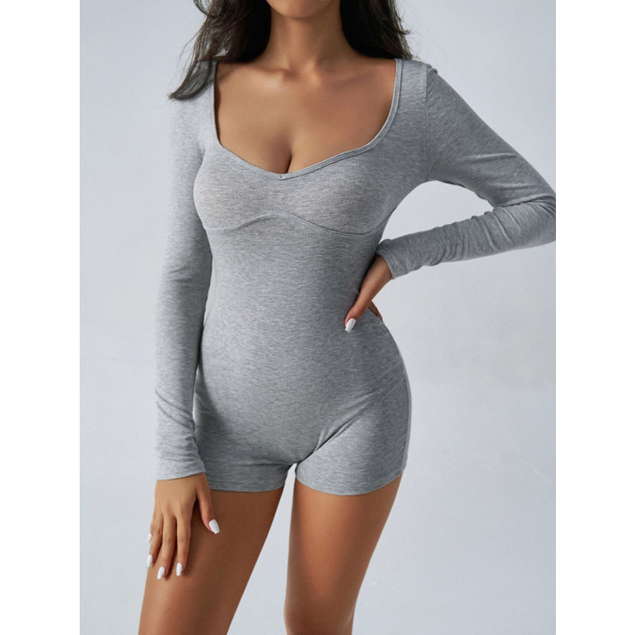 Devine Highly Stretchy Long Sleeve Romper Apparel and Accessories