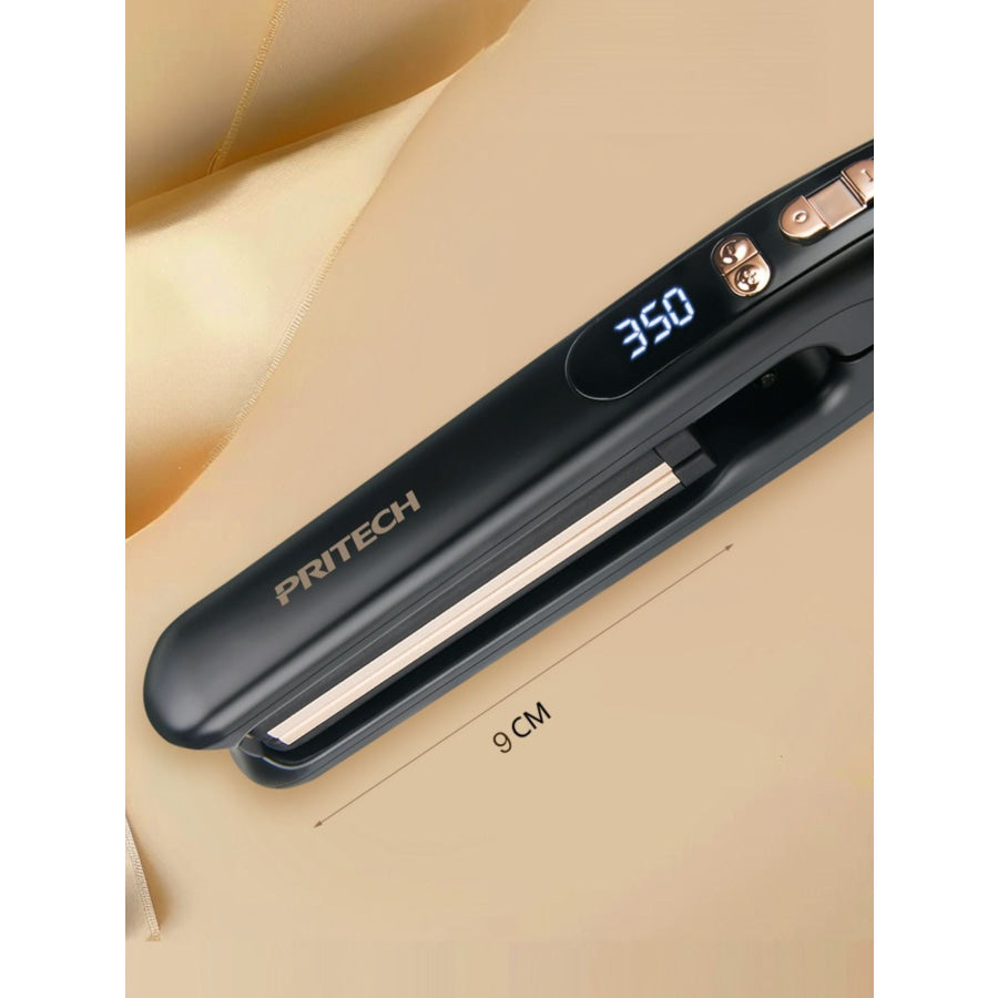 Digital Display Hair Straightener Black / European plug Apparel and Accessories