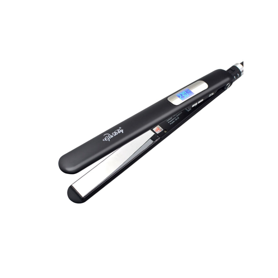 Digital Display Hair Straightener Black / European plug Apparel and Accessories