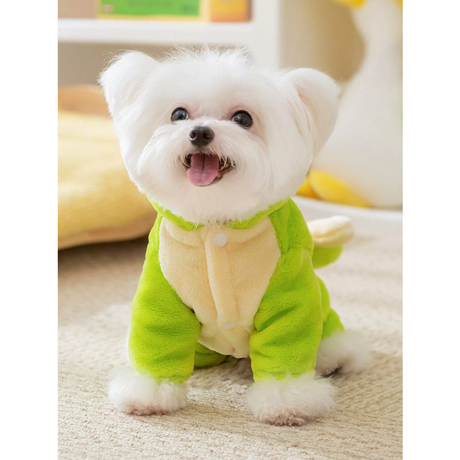 Dinosaur Style Pet Jumpsuit Lime / XS Apparel and Accessories