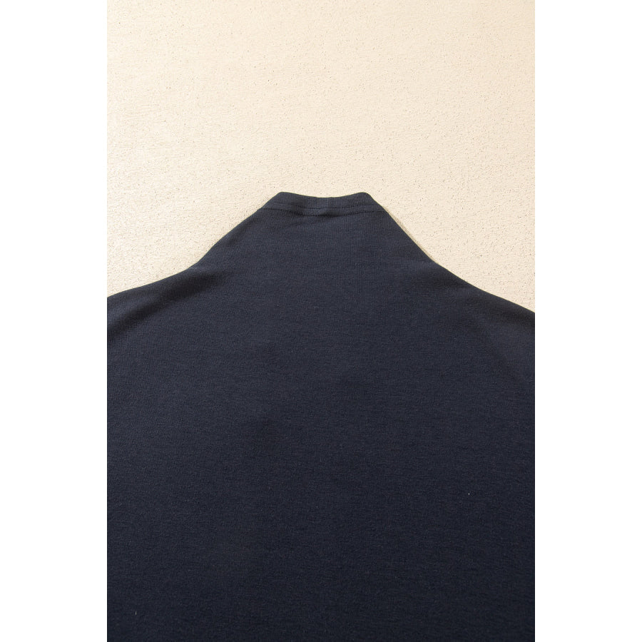 Dirty blue Solid Color Long Sleeve Casual Tunic Shift Cardigan Sweaters & Cardigans/Cardigans
