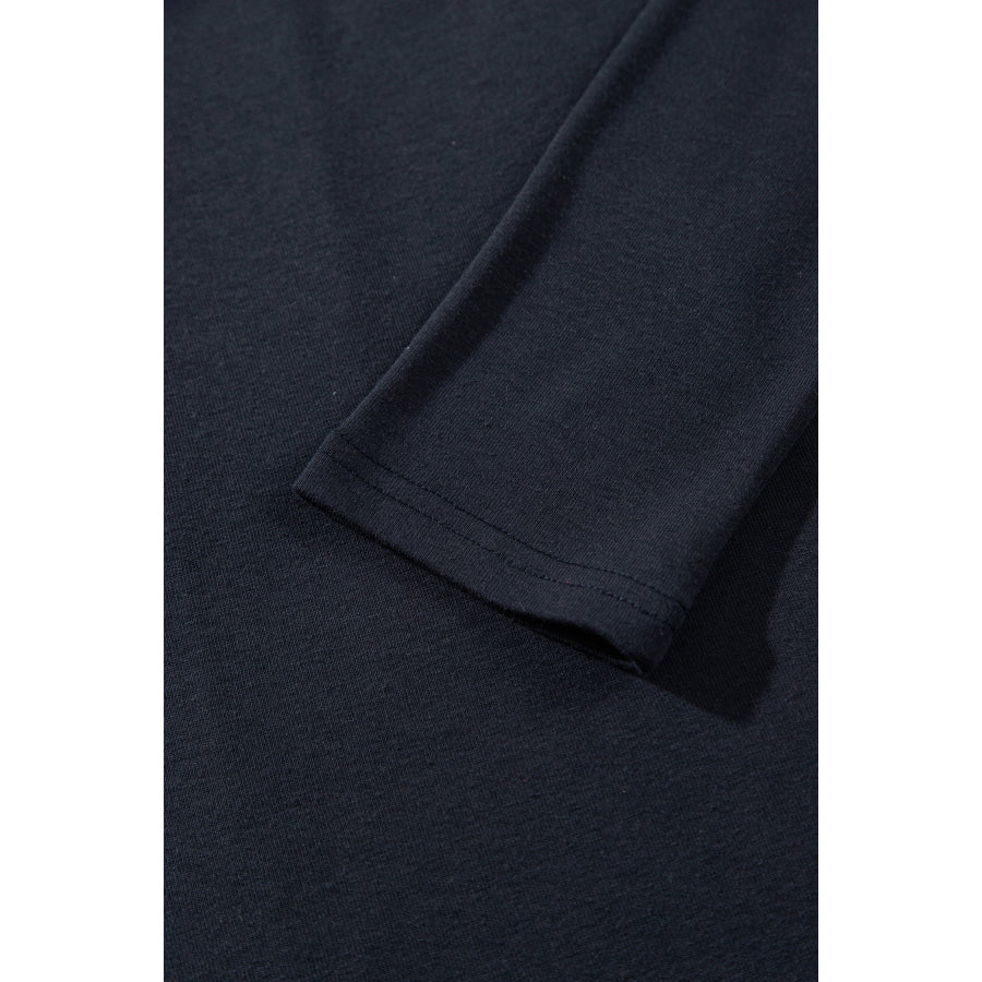 Dirty blue Solid Color Long Sleeve Casual Tunic Shift Cardigan Sweaters & Cardigans/Cardigans