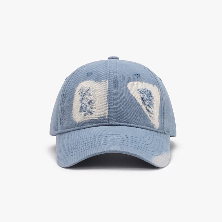 Distressed Cotton Baseball Cap Light / One Size Apparel and Accessories