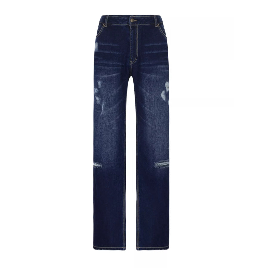 Distressed Loose Fit Jeans Apparel and Accessories