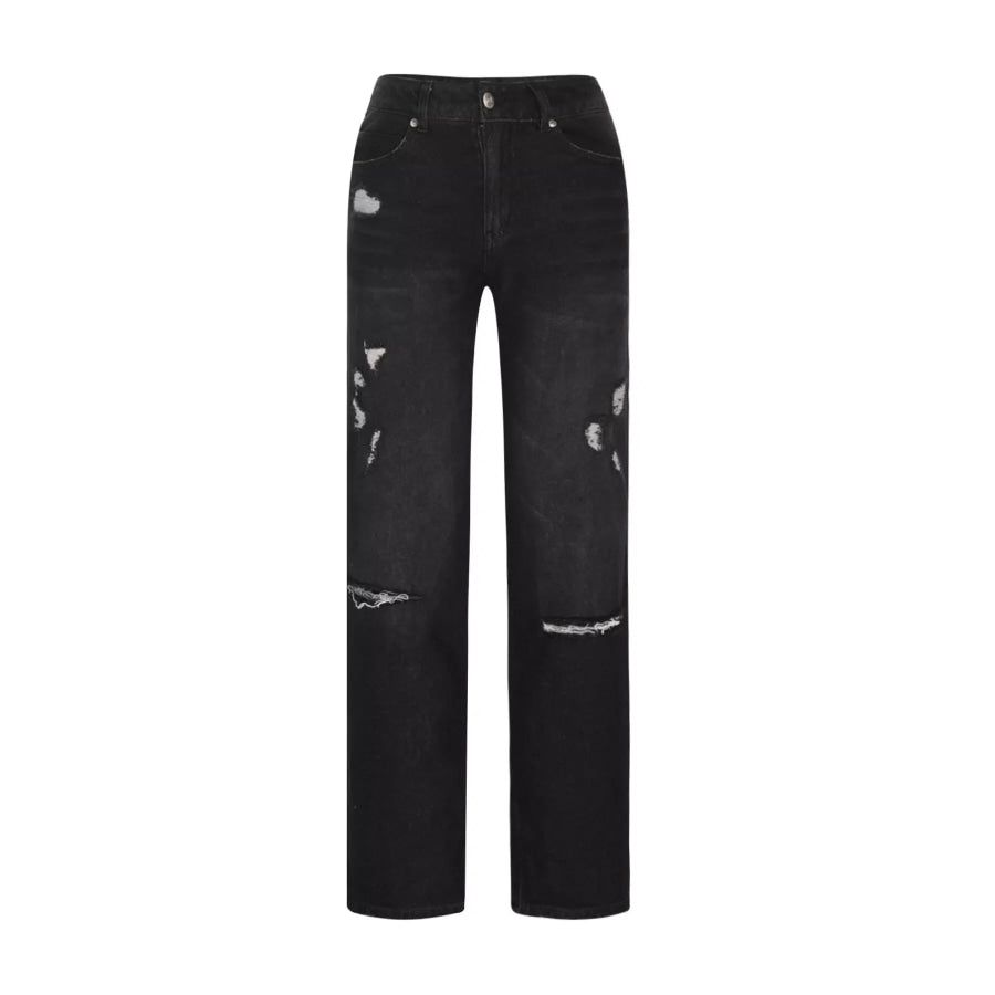 Distressed Loose Fit Jeans Apparel and Accessories