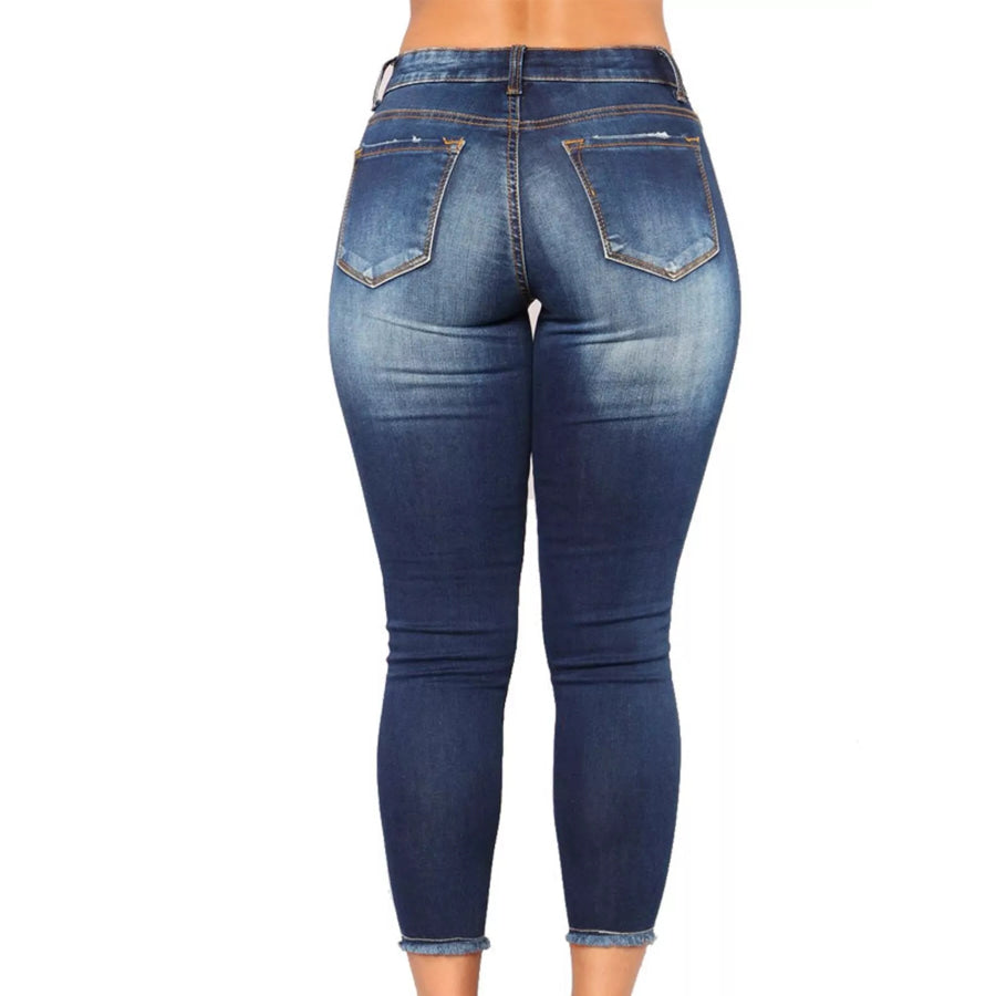 Distressed Skinny Jeans Apparel and Accessories