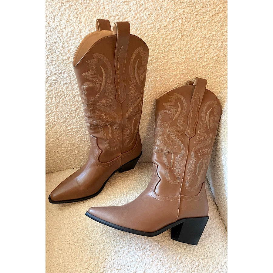 Dolly Brown Western Boots WS 610 Shoes