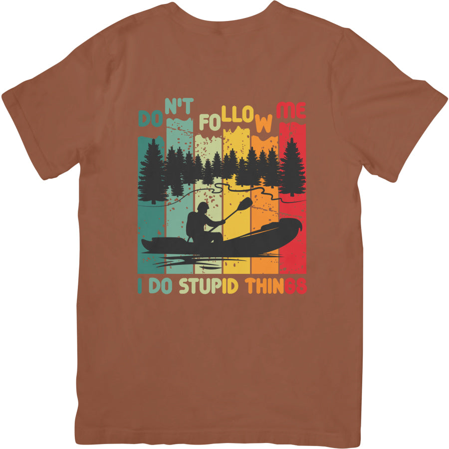 Don’t Follow Me Graphic Tee S / Chestnut Mens T-shirt