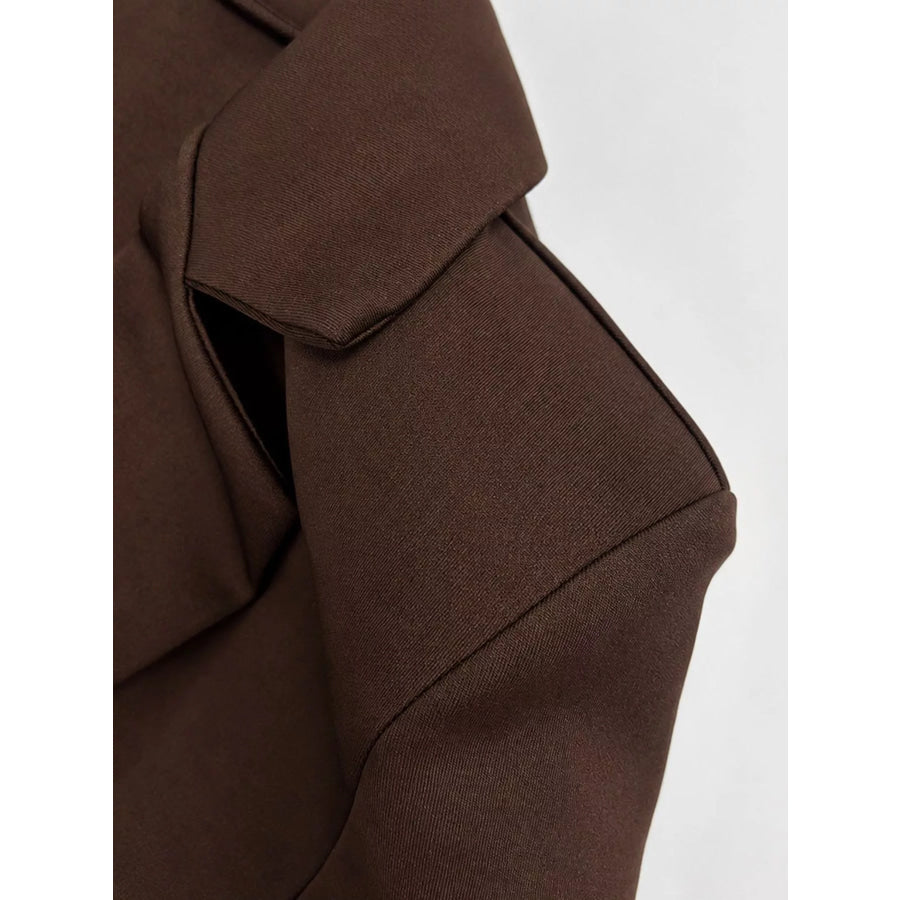Double-Breasted Blazer Dress Apparel and Accessories