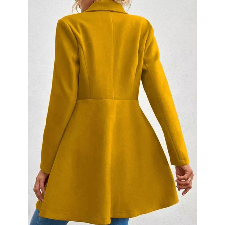 Double-Breasted Slim-Fit Coat Apparel and Accessories