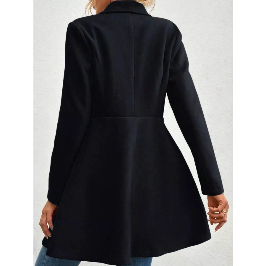 Double-Breasted Slim-Fit Coat Apparel and Accessories