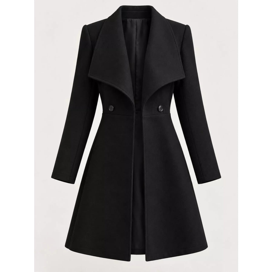 Double-Breasted Slim-Fit Coat Apparel and Accessories