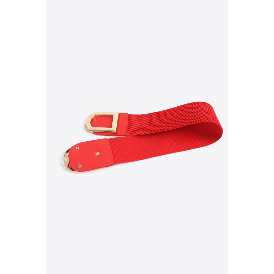 Double D Buckle PU Belt