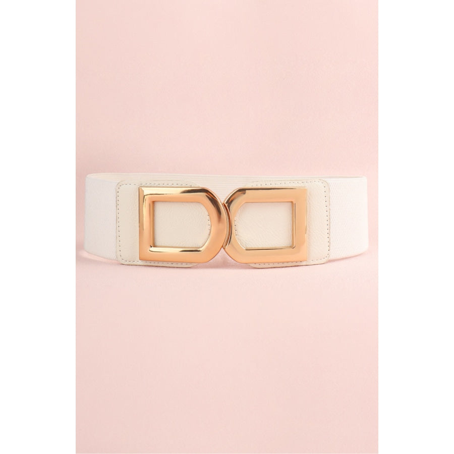 Double D Buckle PU Belt