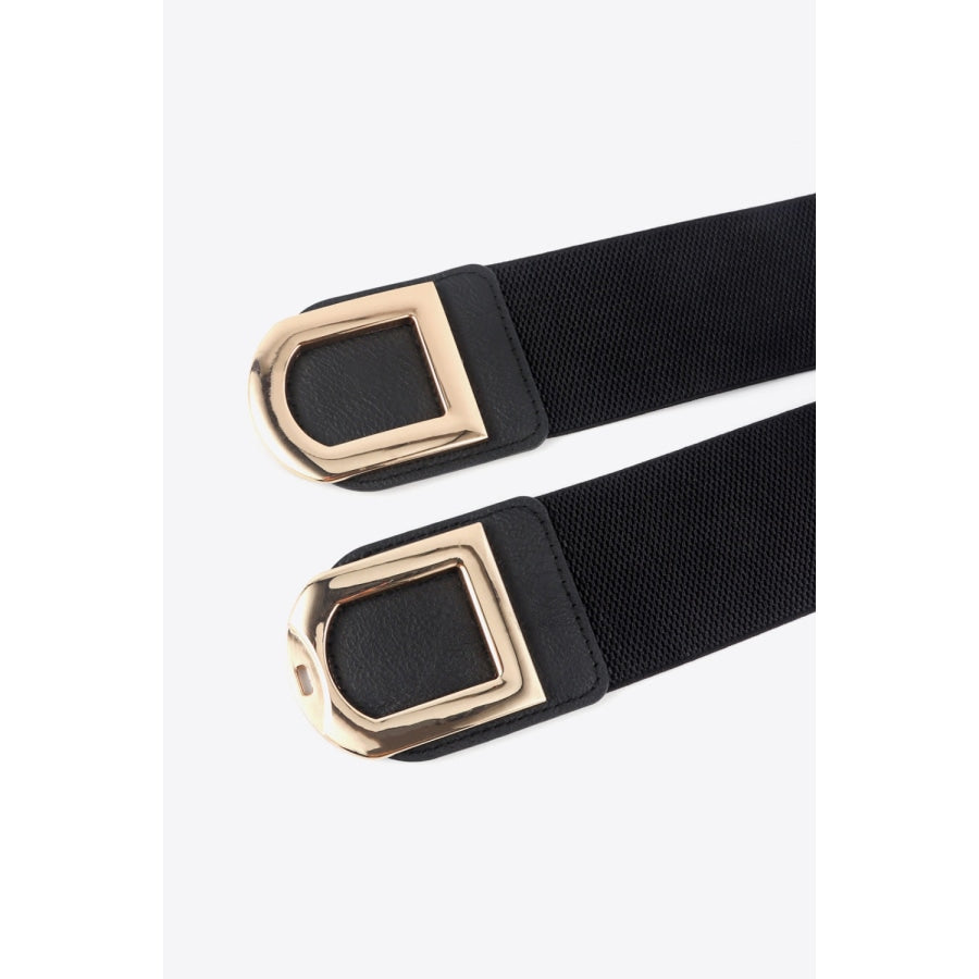 Double D Buckle PU Belt