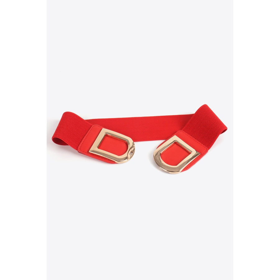 Double D Buckle PU Belt