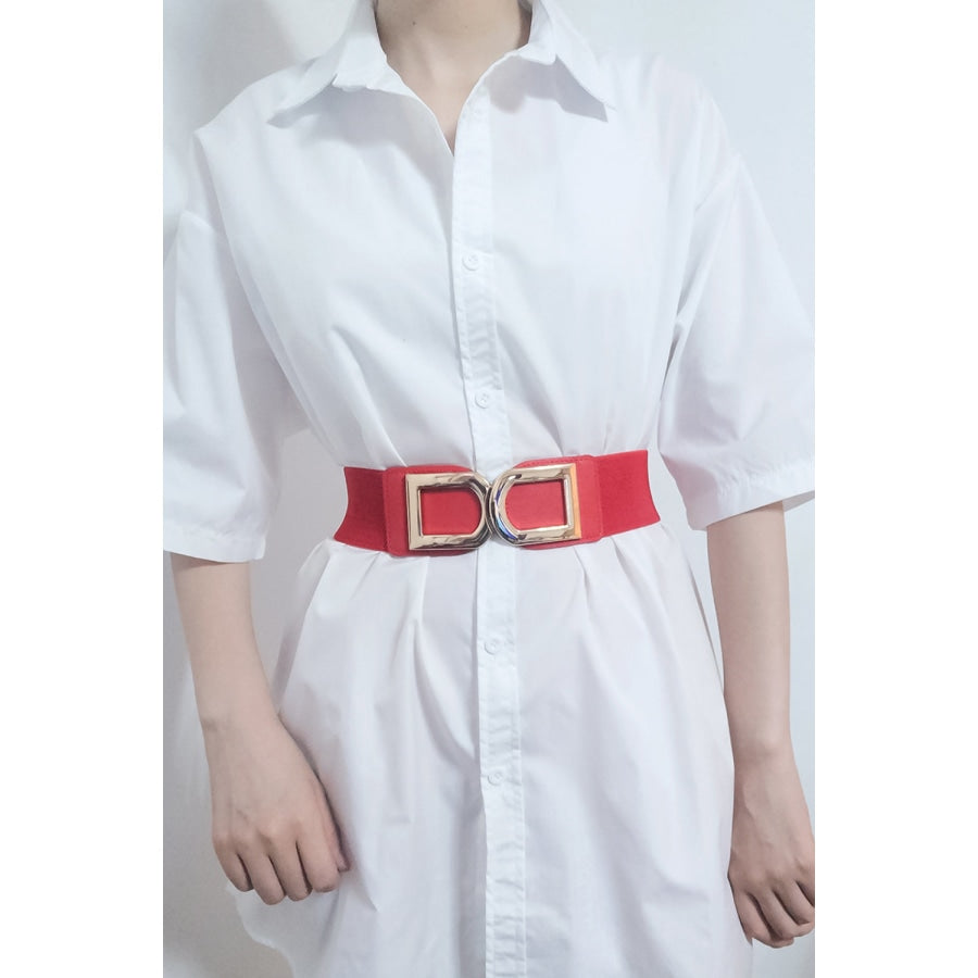 Double D Buckle PU Belt