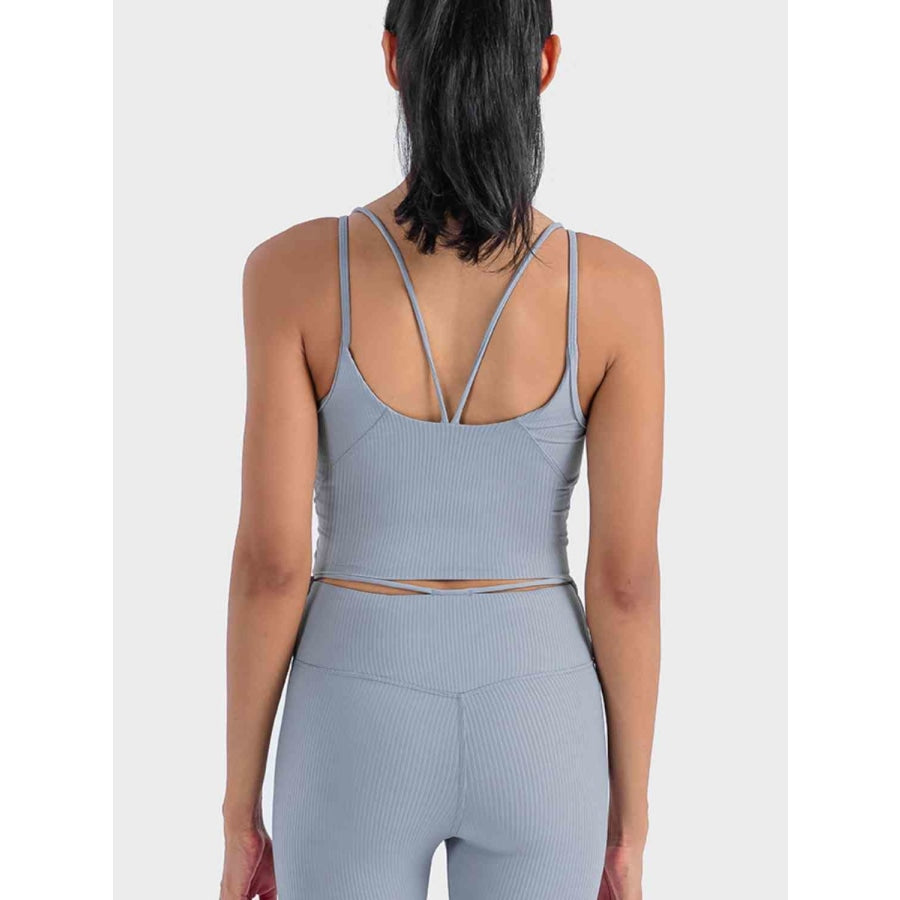 Double Strap Ribbed Sports Cami