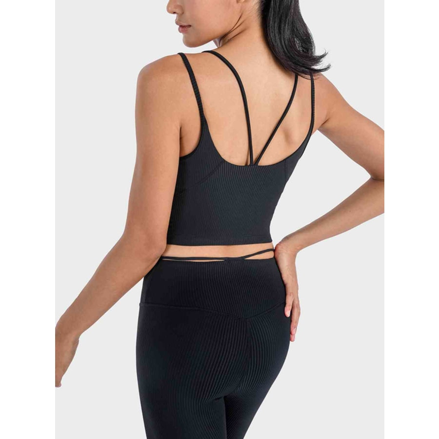 Double Strap Ribbed Sports Cami