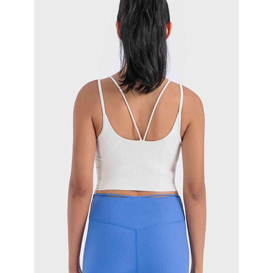 Double Strap Ribbed Sports Cami