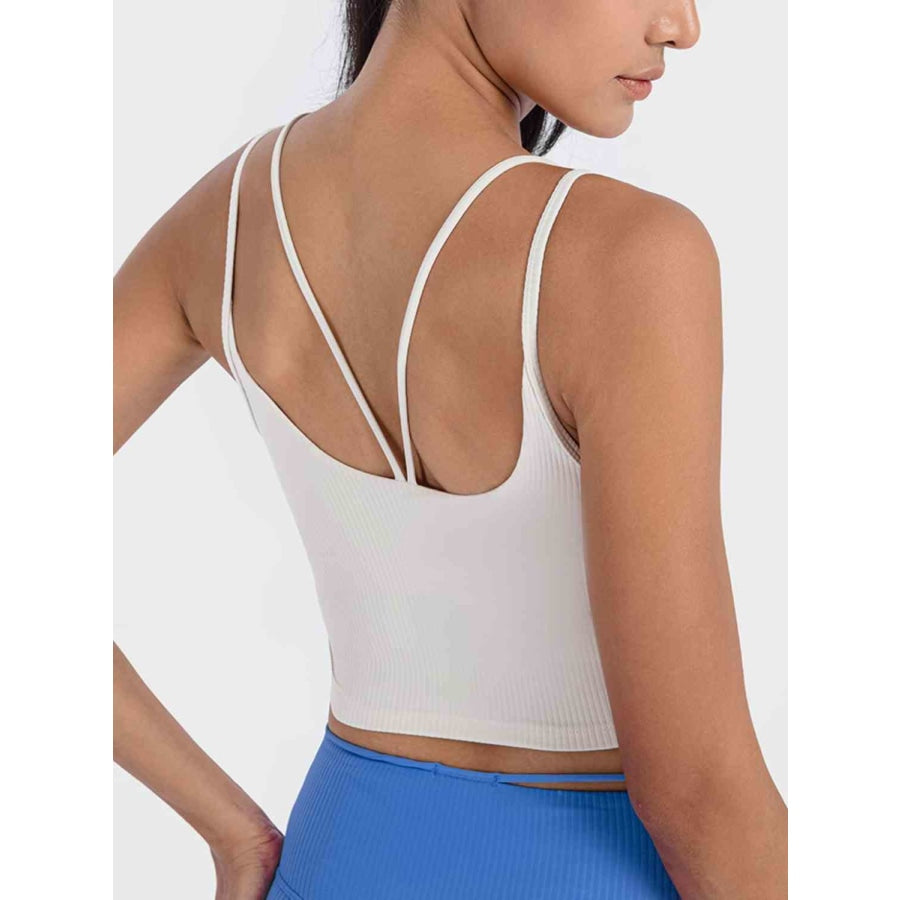 Double Strap Ribbed Sports Cami