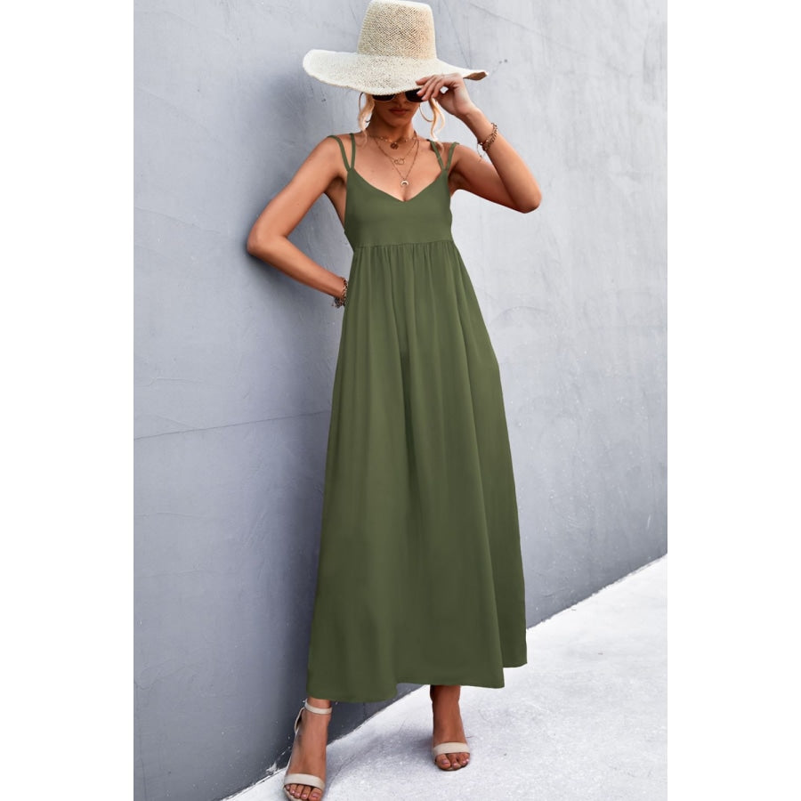 Double Strap Tie Back Dress