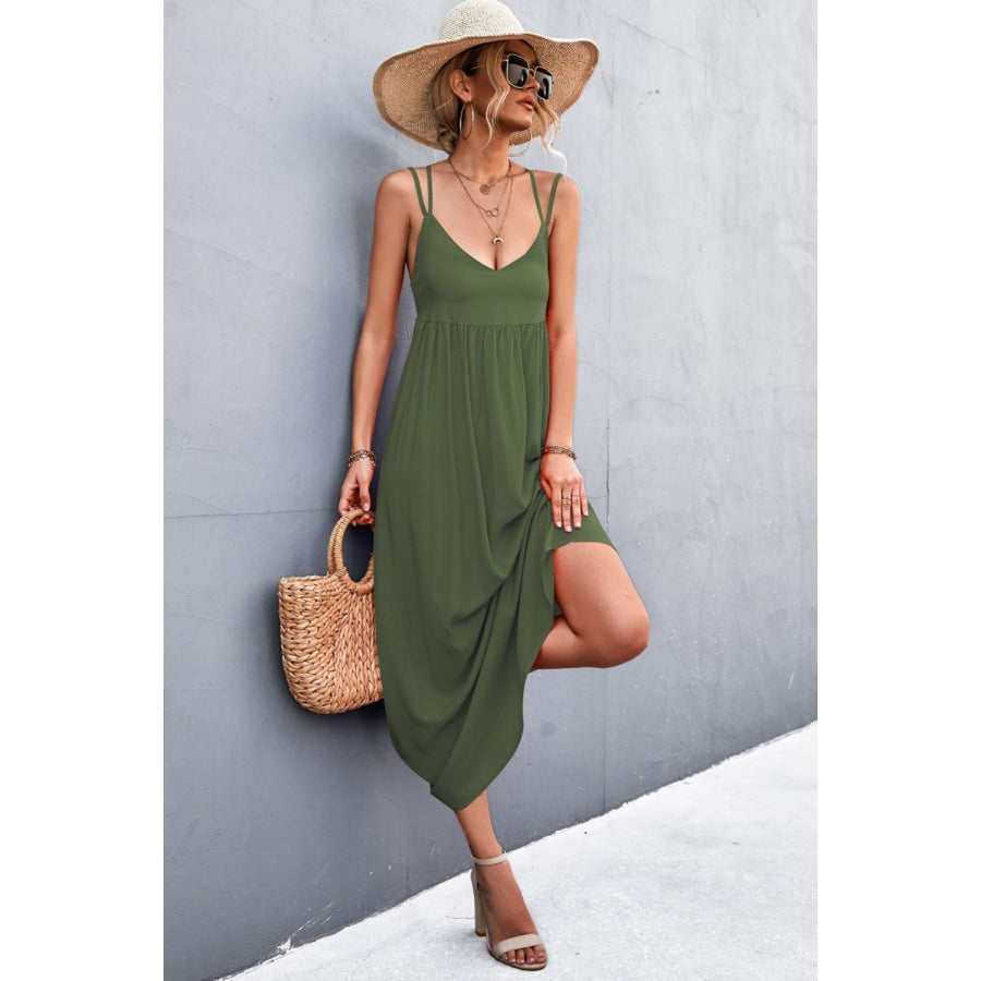 Double Strap Tie Back Dress