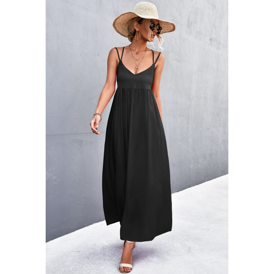 Double Strap Tie Back Dress