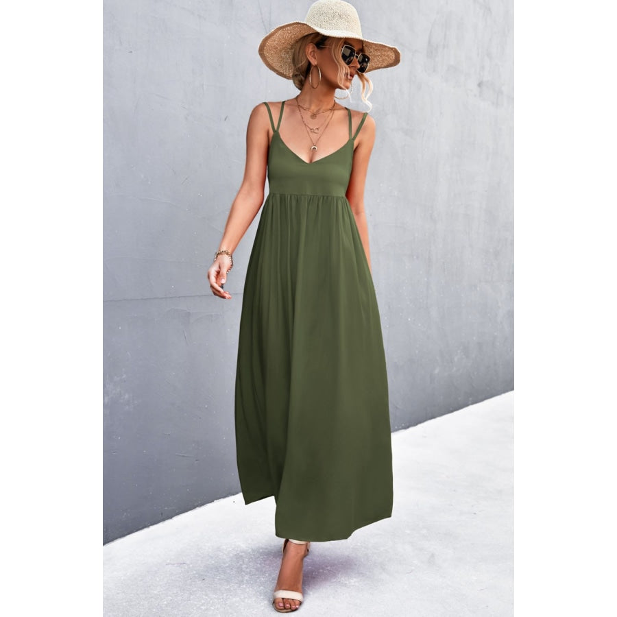 Double Strap Tie Back Dress