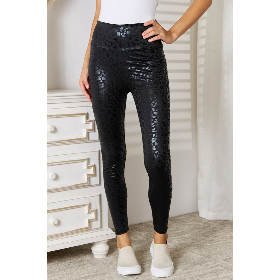 Double Take High Waist Leggings Black / S Apparel and Accessories
