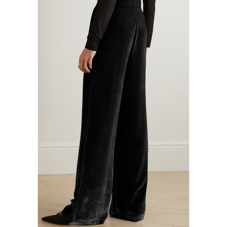 Double Take Loose Fit High Waist Long Pants with Pockets