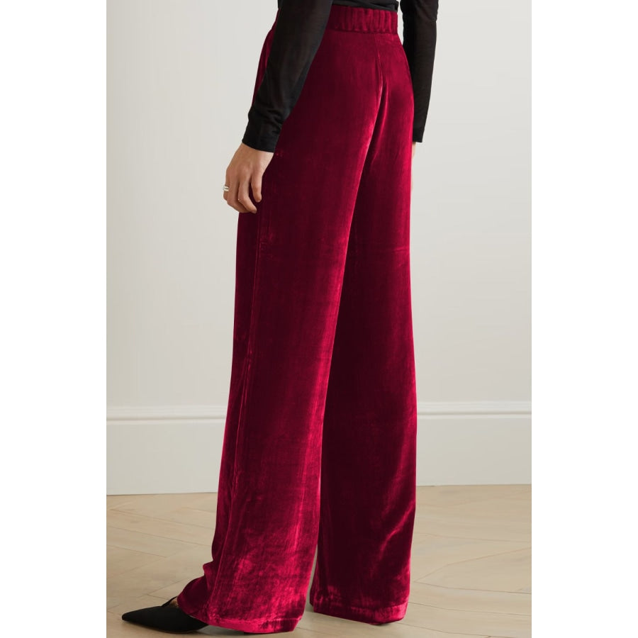 Double Take Loose Fit High Waist Long Pants with Pockets