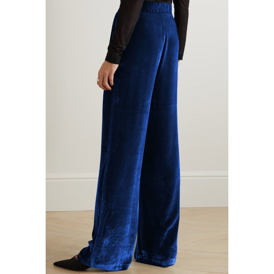 Double Take Loose Fit High Waist Long Pants with Pockets