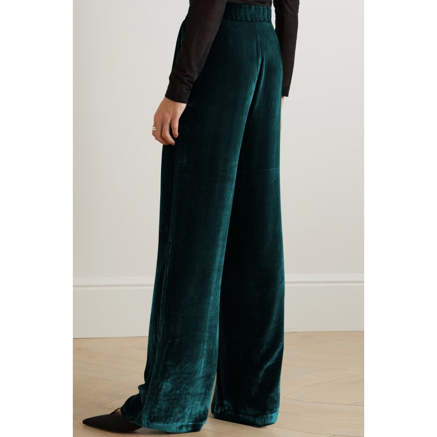 Double Take Loose Fit High Waist Long Pants with Pockets